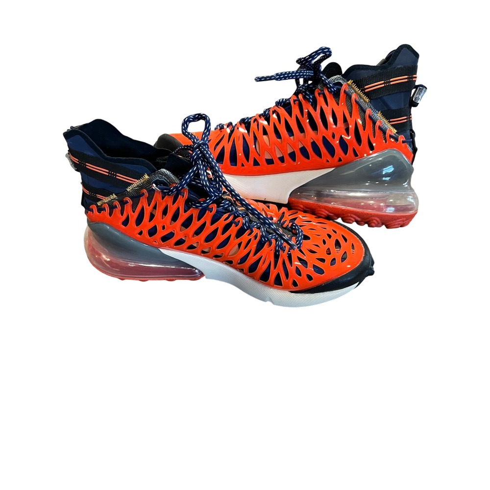 Nike Air Max 270 ISPA Blue Void Terra Orange caged rare Mens 4 Womens 5.5 future
